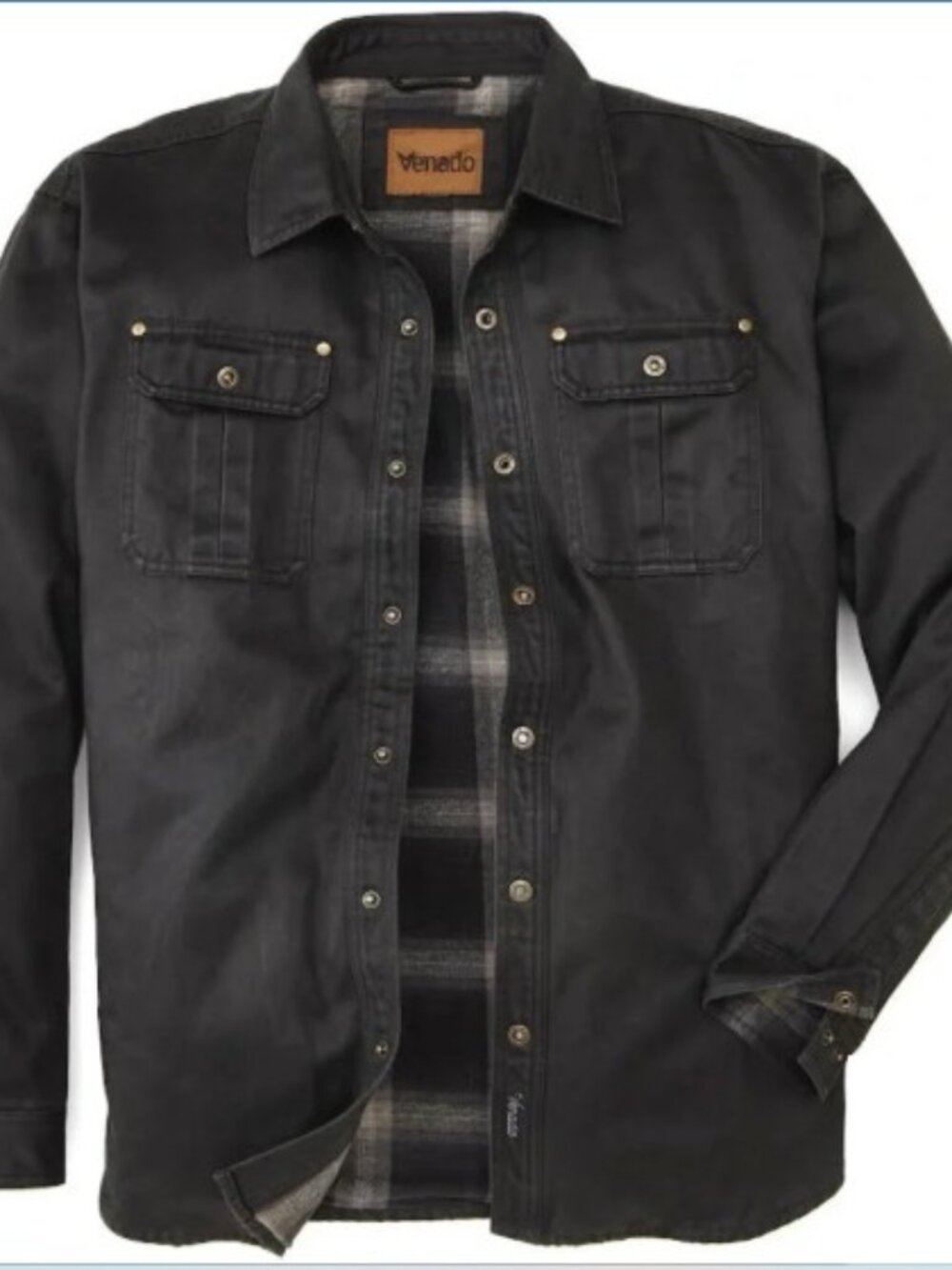 Bountyman Concealed Carry Shirt Jacket - Black | XL